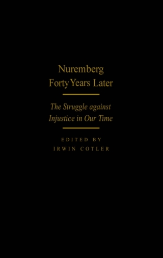 Immagine di copertina: Nuremberg Forty Years Later 9780773512504