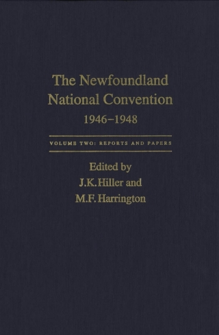 表紙画像: Newfoundland National Convention, 1946-1948 9780773512573