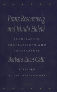 Titelbild: Franz Rosenzweig and Jehuda Halevi 9780773512887