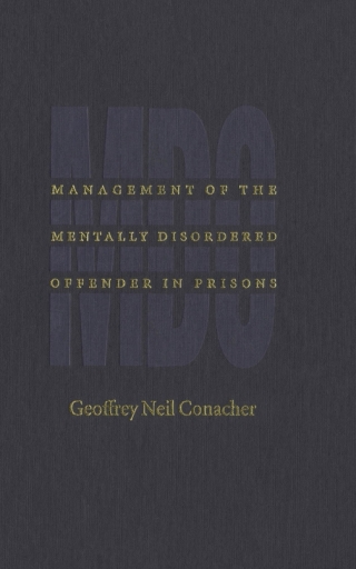 Imagen de portada: Management of the Mentally Disordered Offender in Prisons 9780773514195
