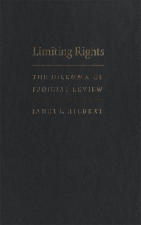 Cover image: Limiting Rights 9780773514317
