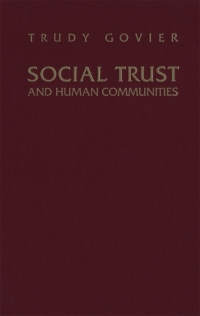 Immagine di copertina: Social Trust and Human Communities 9780773516625