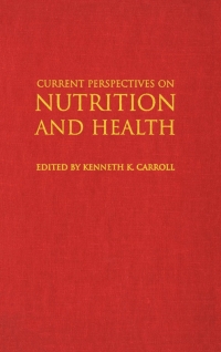 Cover image: Current Perspectives on Nutrition and Health 9780773516984