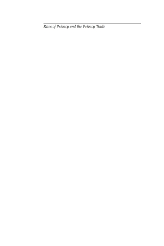 Cover image: Rites of Privacy and the Privacy Trade 9780773520974