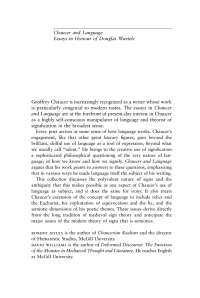 表紙画像: Chaucer and Language 9780773521827