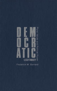 Cover image: Democratic Legitimacy 9780773522329