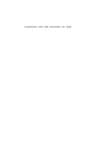 Cover image: Scorpions and the Anatomy of Time 9780773523593