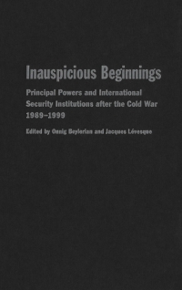 Cover image: Inauspicious Beginnings 9780773526259