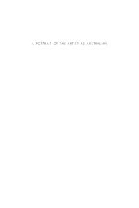 Cover image: A Portrait of the Artist as Australian 9780773526440