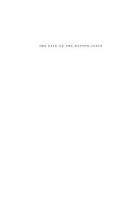 Cover image: Fate of the Nation State 9780773526853