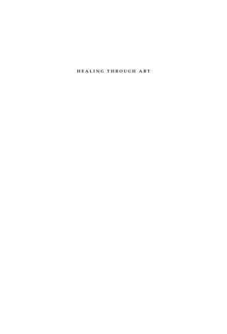 Cover image: Healing through Art 9780228026341
