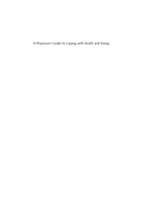 صورة الغلاف: Physician's Guide to Coping with Death and Dying 9780773528321