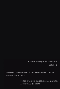 Imagen de portada: Distribution of Powers and Responsibilities in Federal Countries 9780773529748