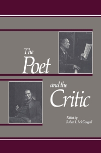 Cover image: Poet and the Critic 9780886290139