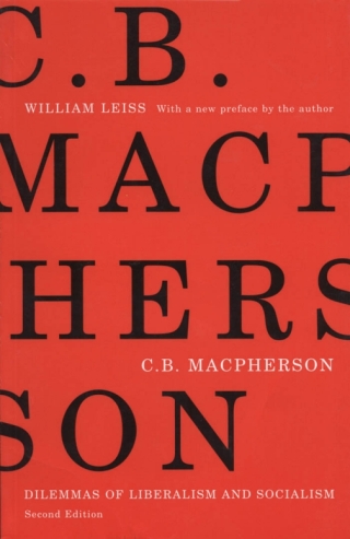 Imagen de portada: C.B. Macpherson 9780773535275