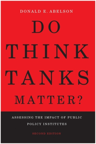 Imagen de portada: Do Think Tanks Matter? 2nd edition 9780773536074