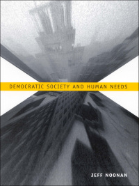 Cover image: Democratic Society and Human Needs 9780773531208