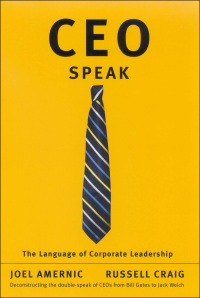 Cover image: CEO-Speak 9780773530379