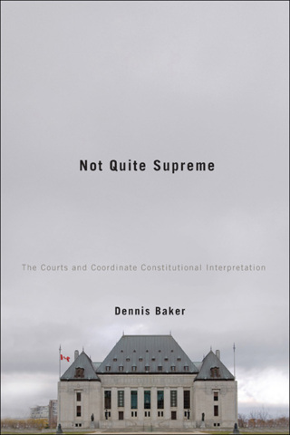 Immagine di copertina: Not Quite Supreme 9780773536814