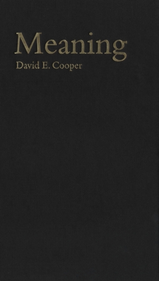 Cover image: Meaning 9780773525689