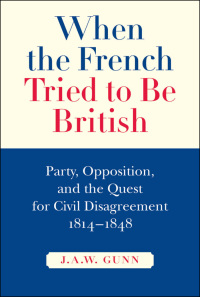 Titelbild: When the French Tried to be British 9780773535121