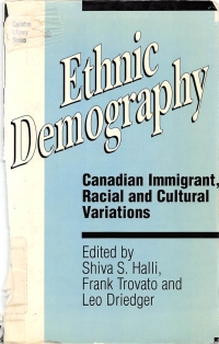 Imagen de portada: Ethnic Demography 9780886291082