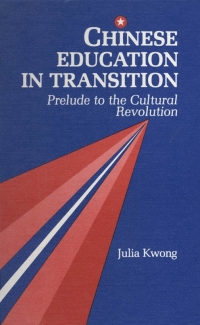 Cover image: Chinese Education in Transition 9780773503410