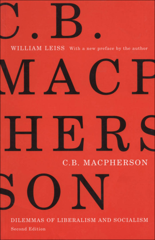 Imagen de portada: C.B. Macpherson 9780773535275