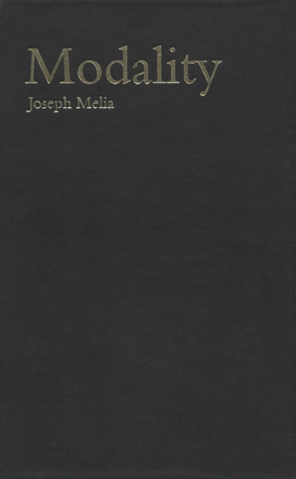 Modality (eBook)