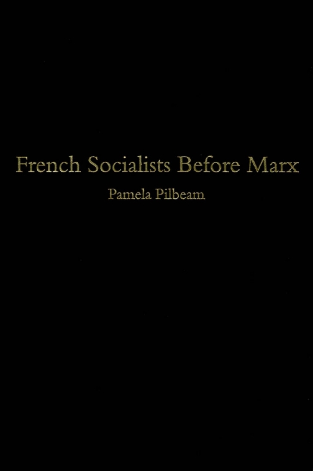 ISBN 9780773521988 product image for French Socialists before Marx (eBook) | upcitemdb.com