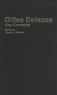 Cover image: Gilles Deleuze 9780773529854