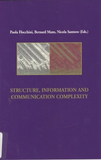 صورة الغلاف: Structure, Information and Communication Complexity, IIS 1 9780886292539