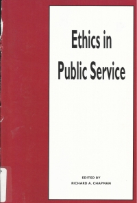 Immagine di copertina: Ethics in Public Service 9780886291914