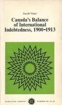 Omslagafbeelding: Canada's Balance of International Indebtedness, 1900-1913 9780771097867