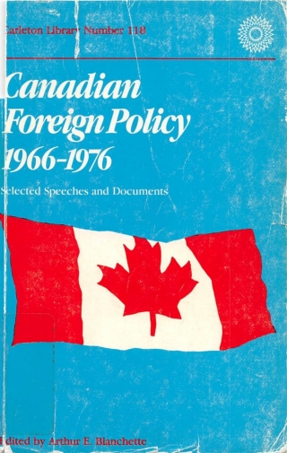 Cover image: Canadian Foreign Policy, 1966-1976 9780771556647