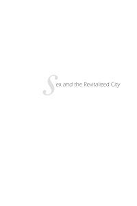 Cover image: Sex and the Revitalized City 1st edition 9780774818230