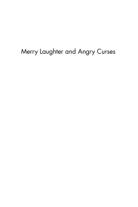 Cover image: Merry Laughter and Angry Curses 1st edition 9780774823395