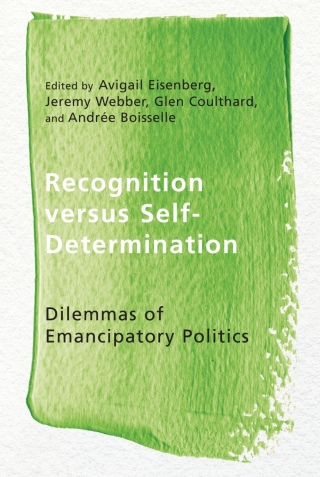Cover image: Recognition versus Self-Determination 1st edition 9780774827423