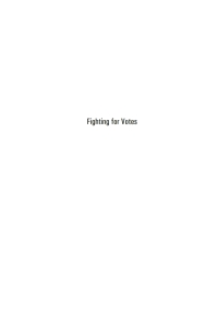 Cover image: Fighting for Votes 1st edition 9780774829281