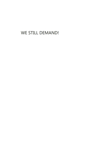 Cover image: We Still Demand! 1st edition 9780774833356