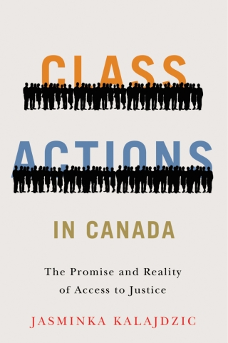 Cover image: Class Actions in Canada 1st edition 9780774837897