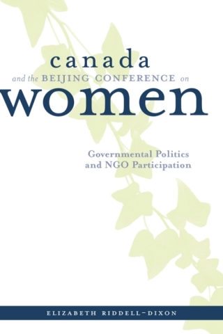 Cover image: Canada and the Beijing Conference on Women 1st edition 9780774808439