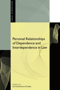 Cover image: Personal Relationships of Dependence and Interdependence in Law 1st edition 9780774808842