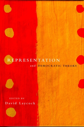 Cover image: Representation and Democratic Theory 1st edition 9780774810784