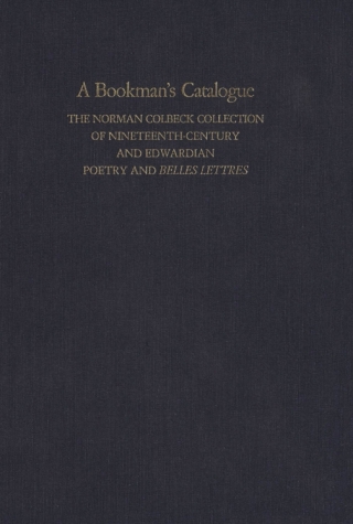 Cover image: A Bookman's Catalogue Vol. 1  A-L 9780774802741