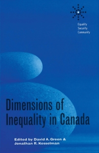 Cover image: Dimensions of Inequality in Canada 1st edition 9780774812078