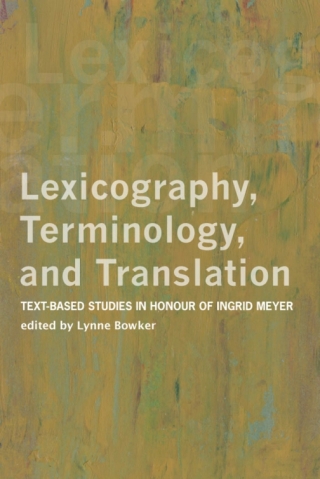 Cover image: Lexicography, Terminology, and Translation 9780776606279