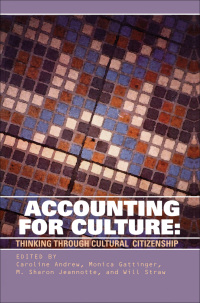 صورة الغلاف: Accounting for Culture 9780776605968