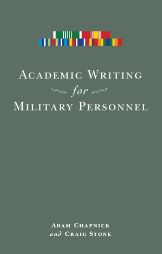 Imagen de portada: Academic Writing for Military Personnel 9780776607344