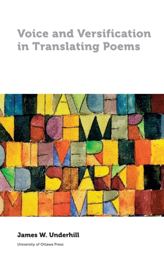 Imagen de portada: Voice and Versification in Translating Poems 9780776622774